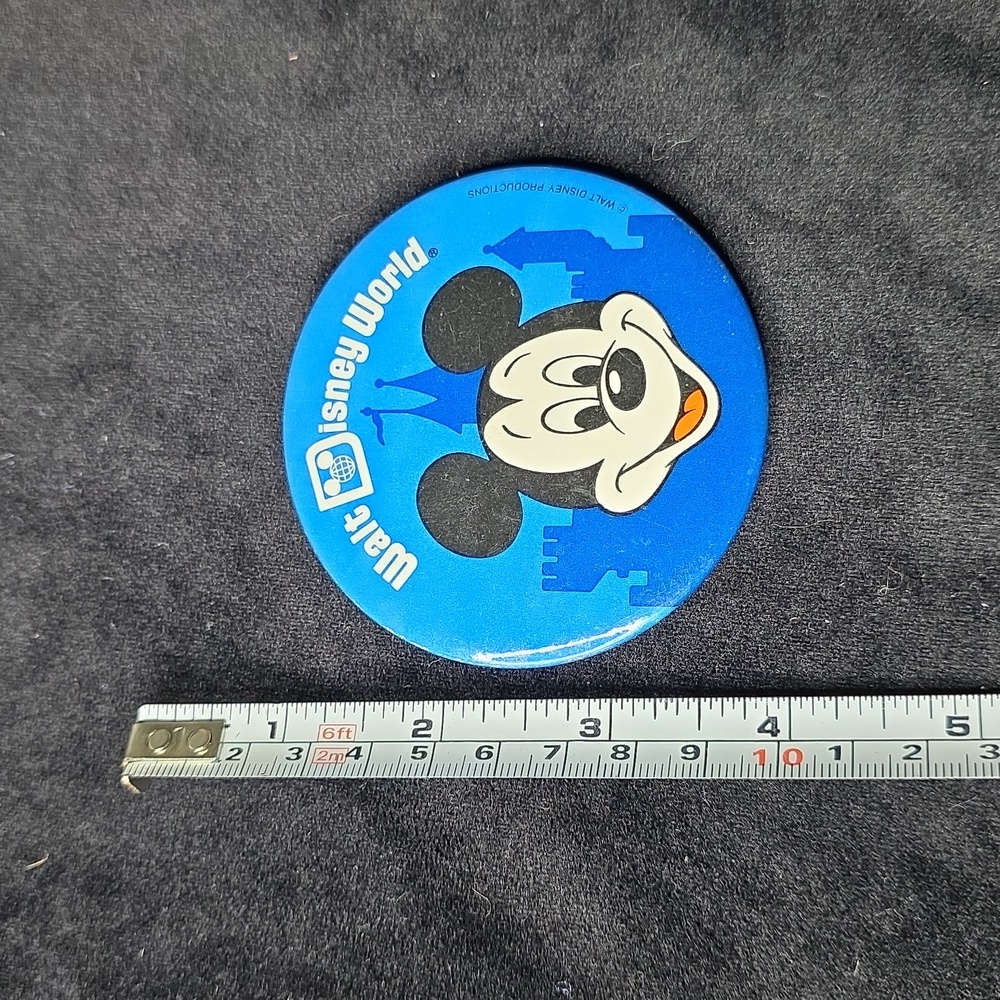Vintage Walt Disney World Mickey Mouse Button